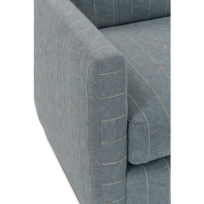 Allie Swivel - Indigo Kid-proof Stripe