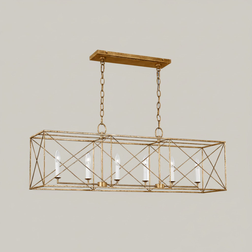 Stephanie - 6 Light Island Chandelier - Interior Delights