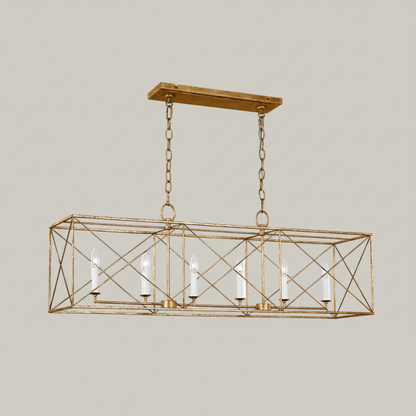 Stephanie - 6 Light Island Chandelier - Interior Delights