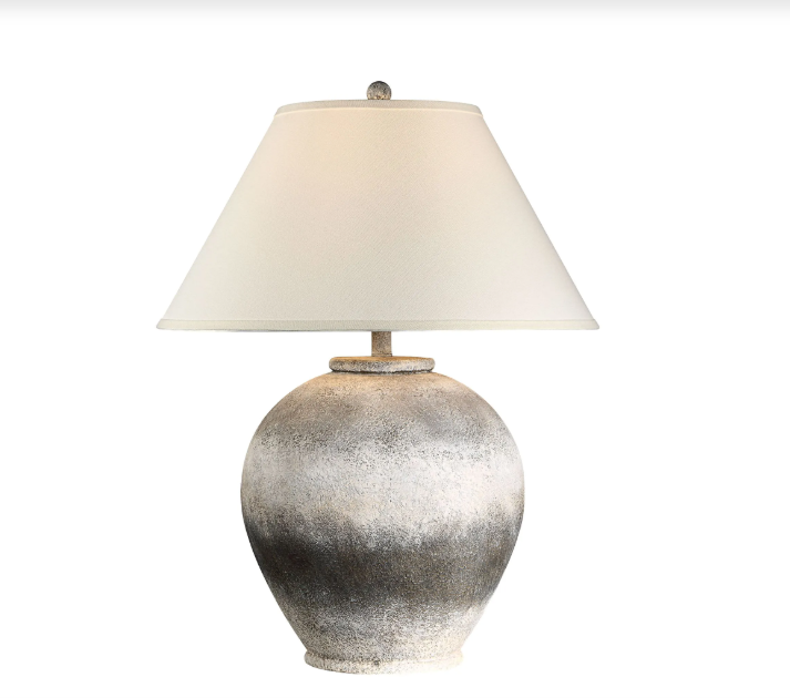 Betulla Grey Textured Table Lamp
