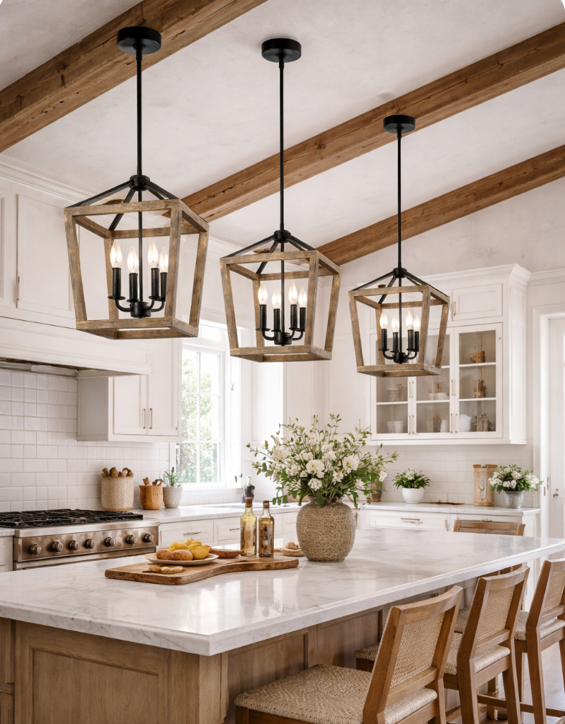 Garry - 4 Light Small Chandelier