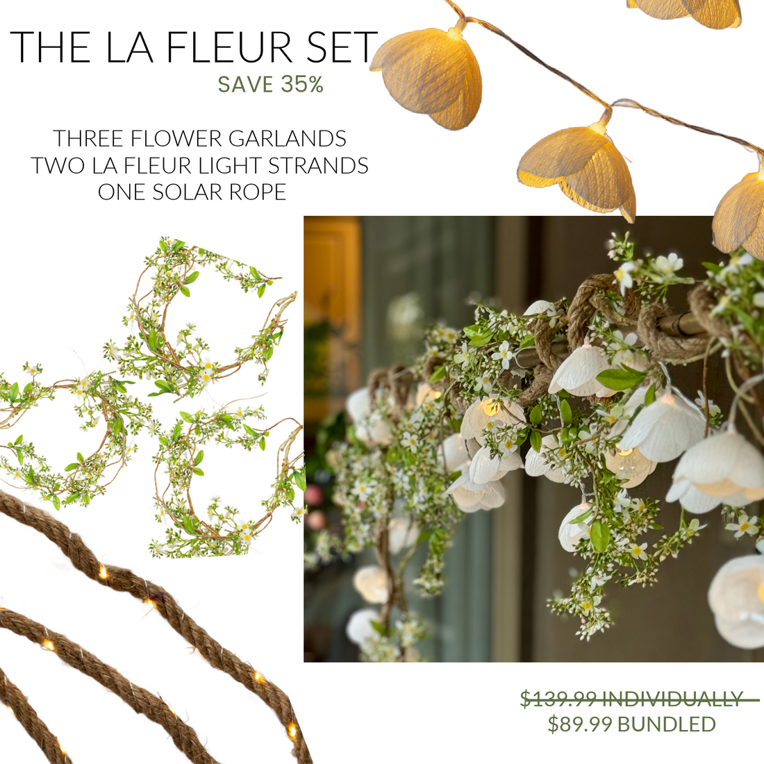 The La Fleur Curated Set: &quot;Over the Table&quot; Six item Bundle