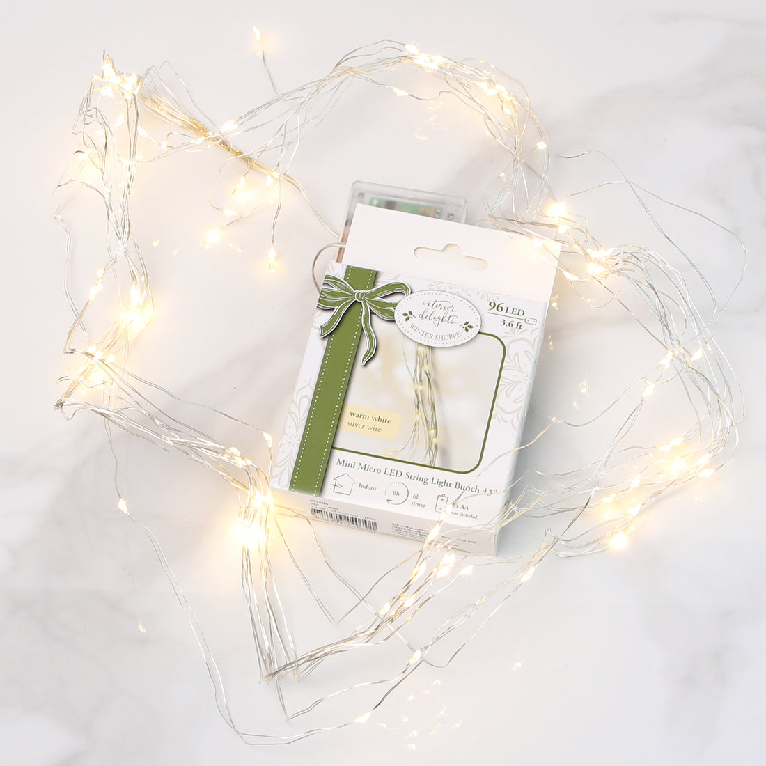 Micro LED Garland String Light Bunch-All Sales Final on LED items *