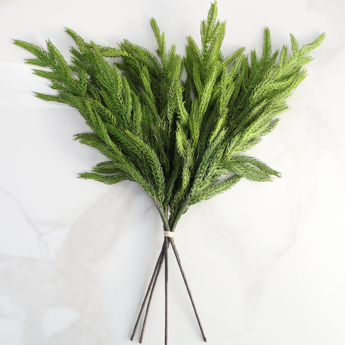 17" Natural Touch Norfolk Pine Stem Bundle of 4