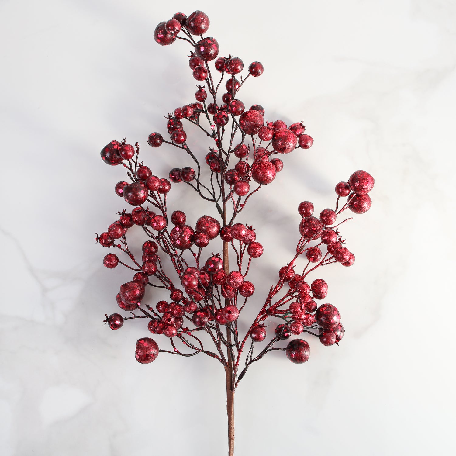 27&quot; Burgundy Berry Spray
