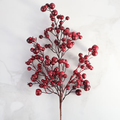 27&quot; Burgundy Berry Spray