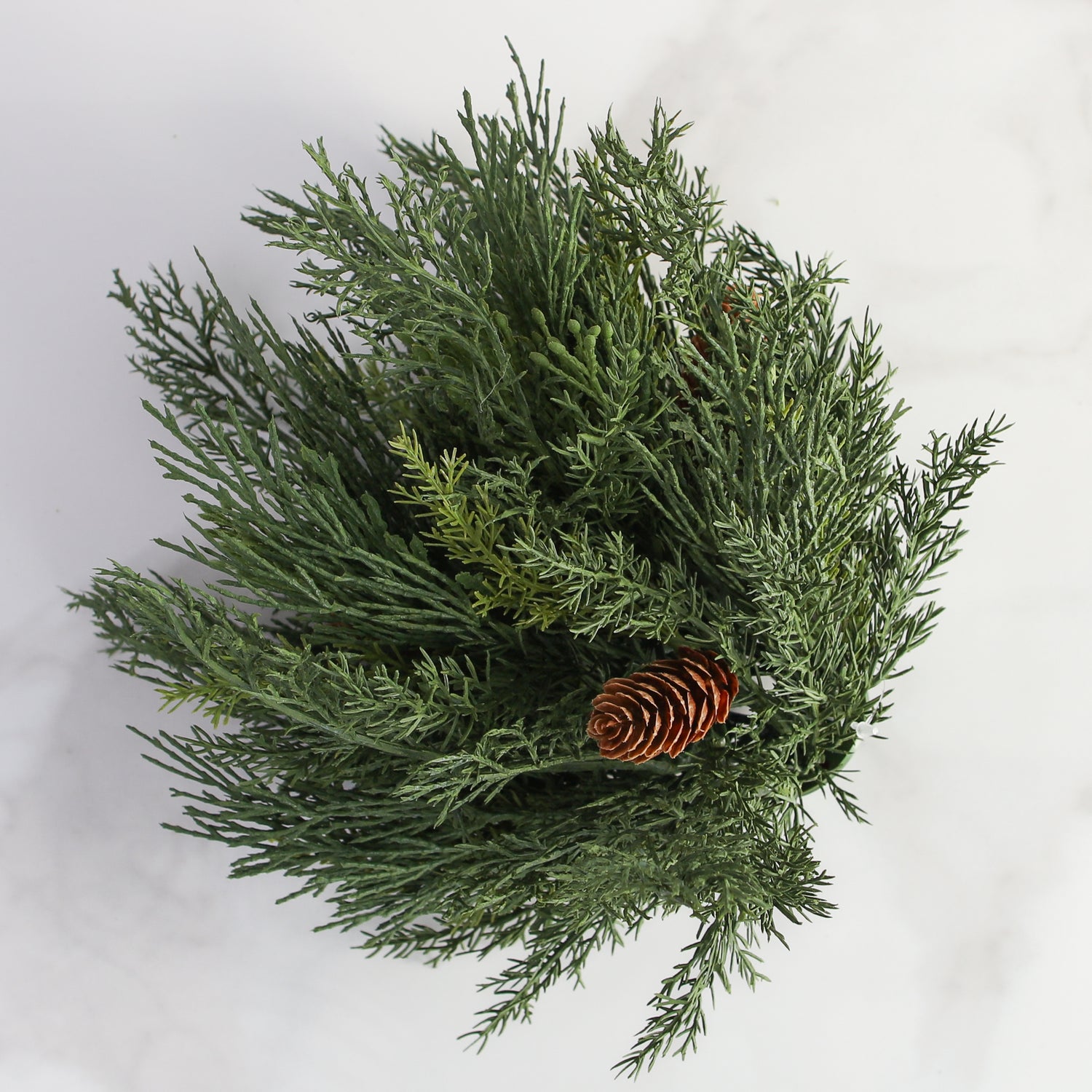 Advent Greens Pouf- 11in