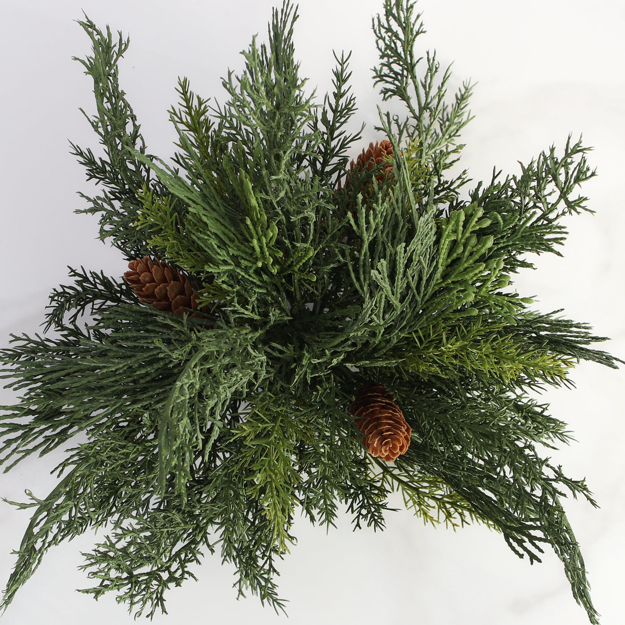 Advent Greens Pouf- 11in