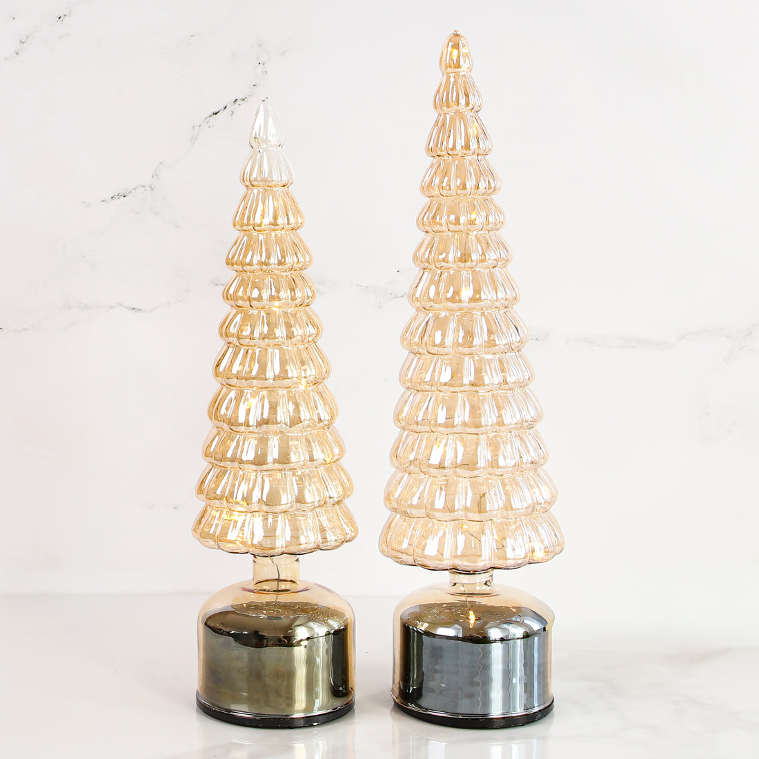 Micro LED Rotating Glass Tree-Choose from Two sizes