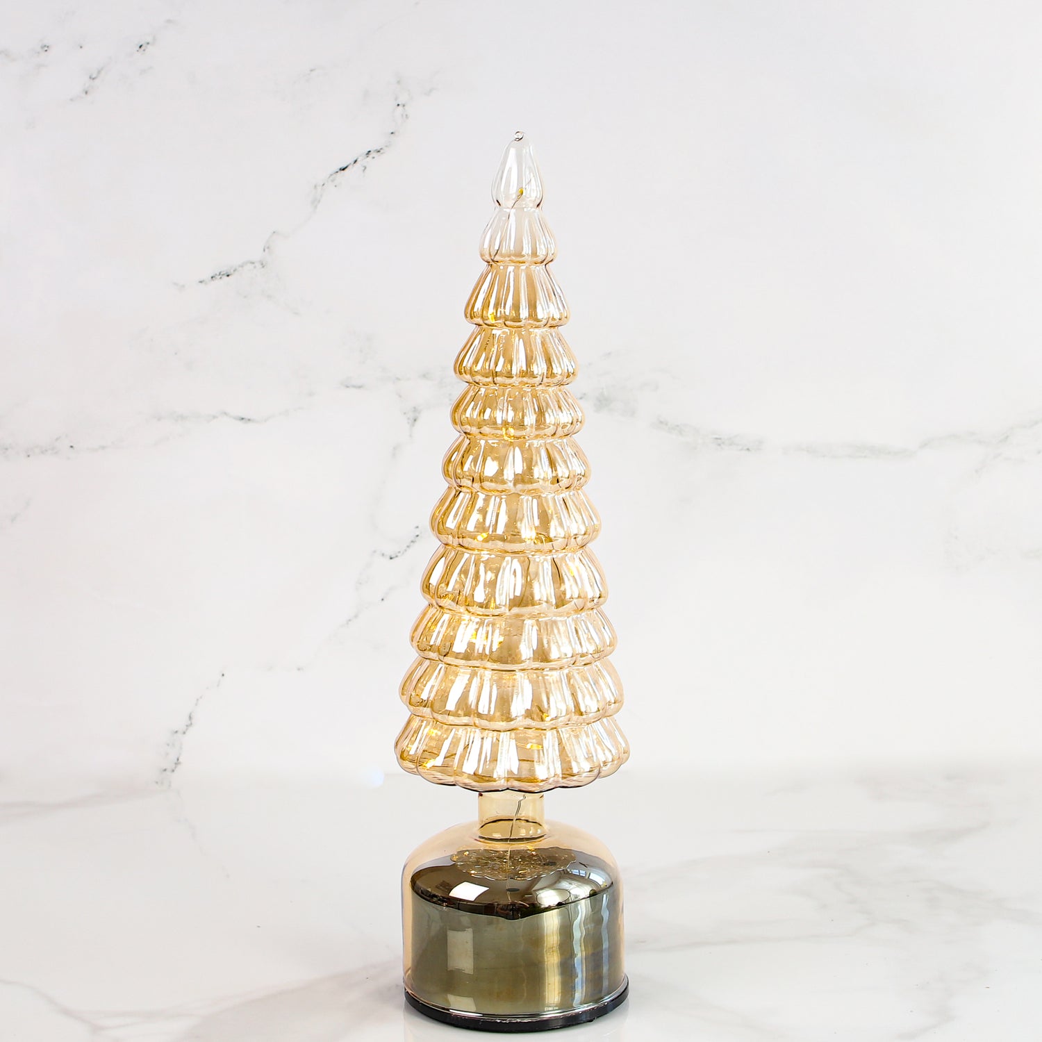 Micro LED Rotating Glass Tree-Choose from Two sizes