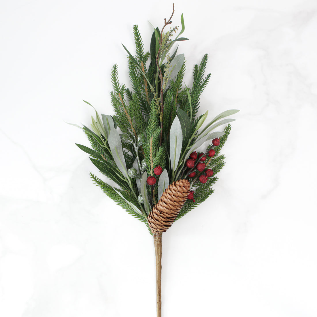 Pine, Eucalyptus and Berry Spray 18" - Interior Delights