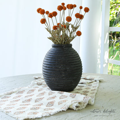 23&quot; Fall Wind Dancer Bush, Pumpkin - Interior Delights