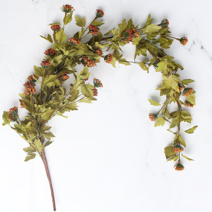 Orange Cluster Draping Garland 40&quot;