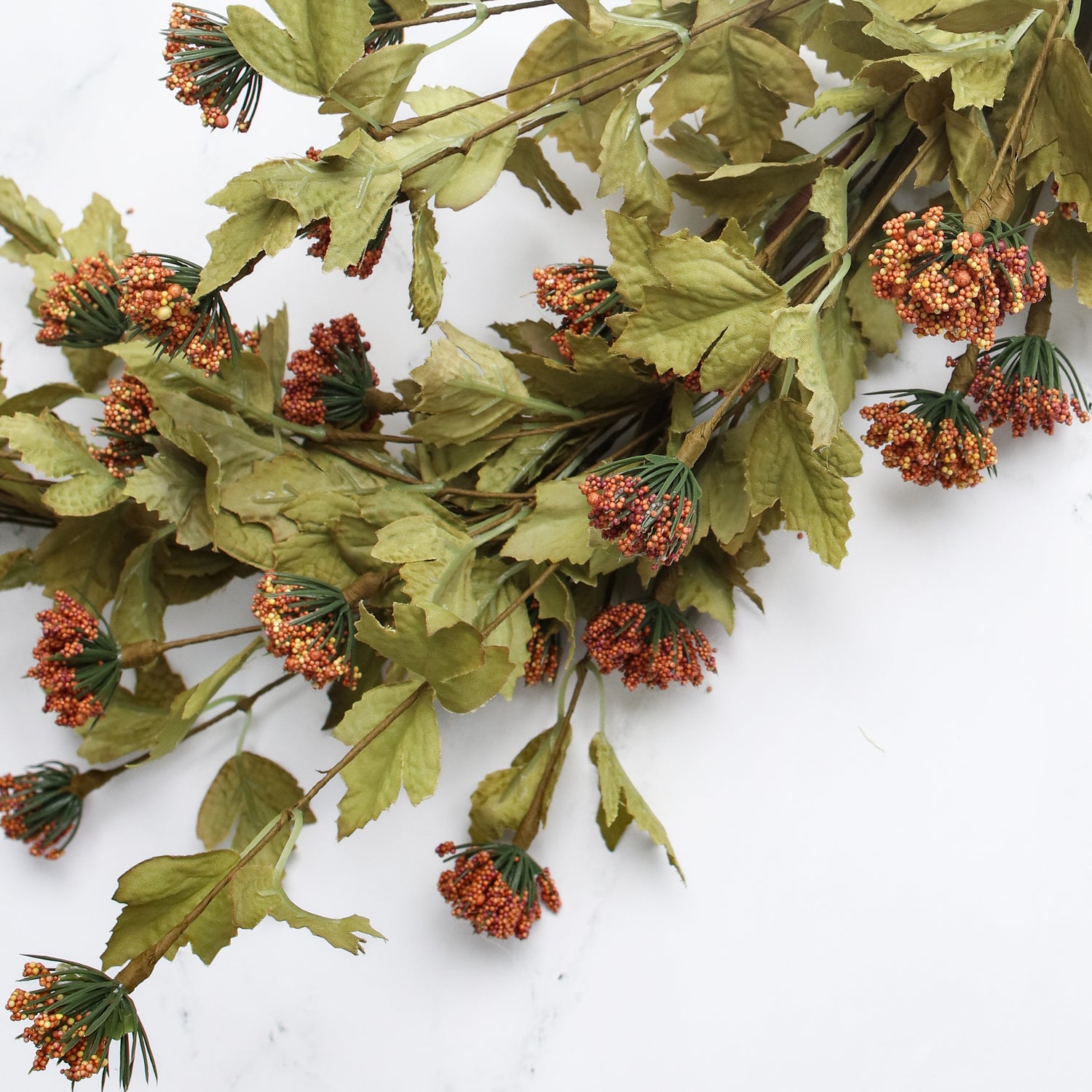 Orange Cluster Draping Garland 40&quot;