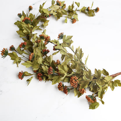Orange Cluster Draping Garland 40&quot;