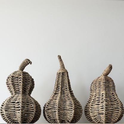 Woven Vine Gourds, Set of 3