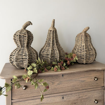 Woven Vine Gourds, Set of 3