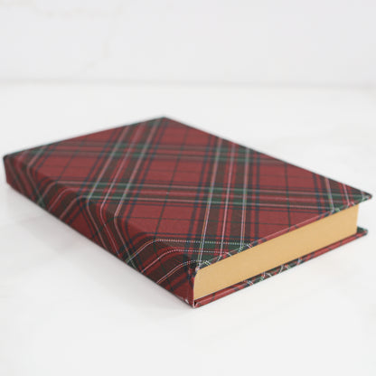 Red Tartan Plaid Notebook