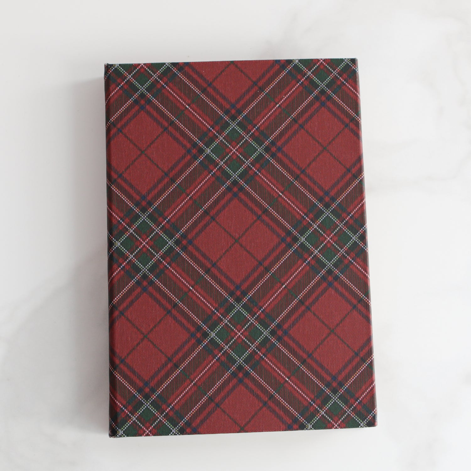Red Tartan Plaid Notebook