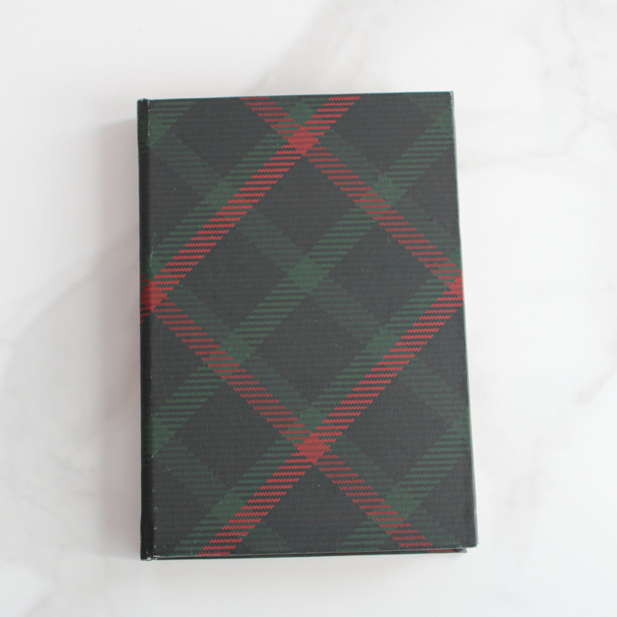 Green Tartan Plaid Notebook