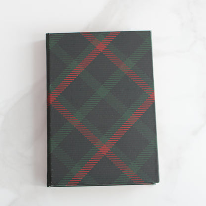 Green Tartan Plaid Notebook