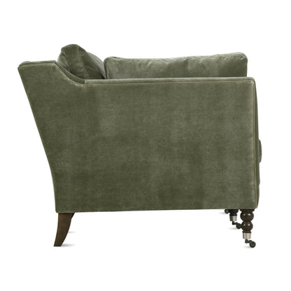 90&quot; Green Velvet Sofa