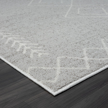 Jasmine Gray / Beige Rug - Interior Delights