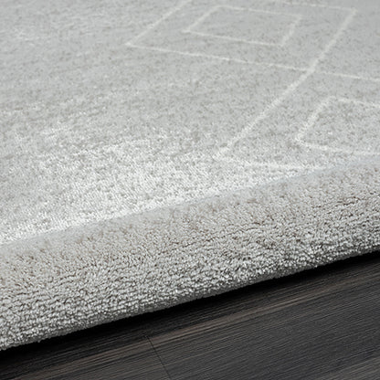 Jasmine Gray / Beige Rug - Interior Delights