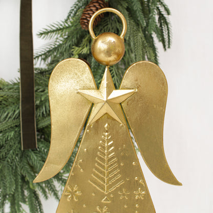 Vintage Gold Angel on Stand - Interior Delights