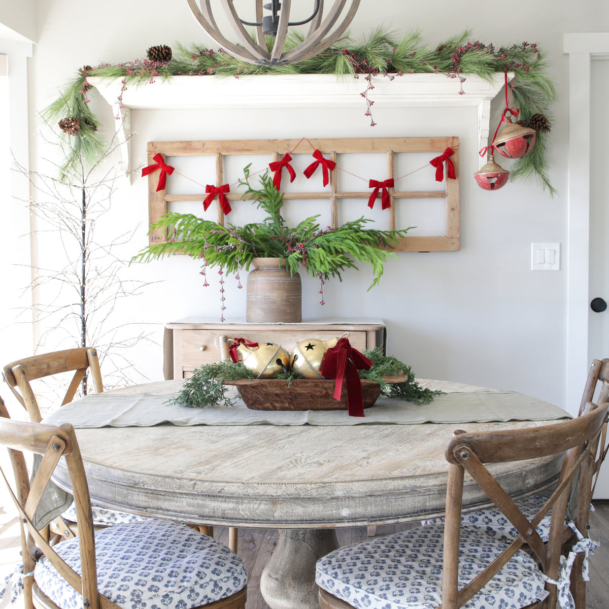 Vintage Golden Bell with Star Cutouts - Interior Delights