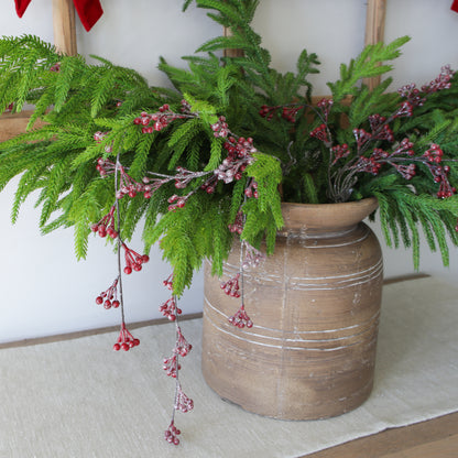 42" Draping Red Berry - Interior Delights