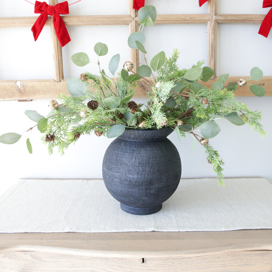 9.5" Black Paul Vase - Interior Delights