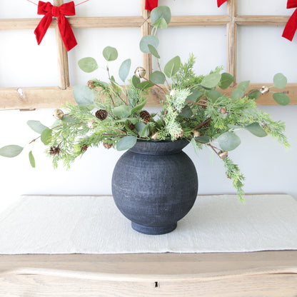 9.5" Black Paul Vase - Interior Delights