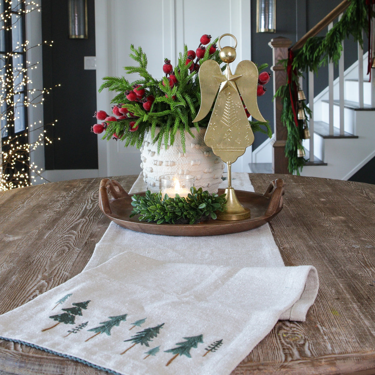Holiday Tree Table Runner - Interior Delights