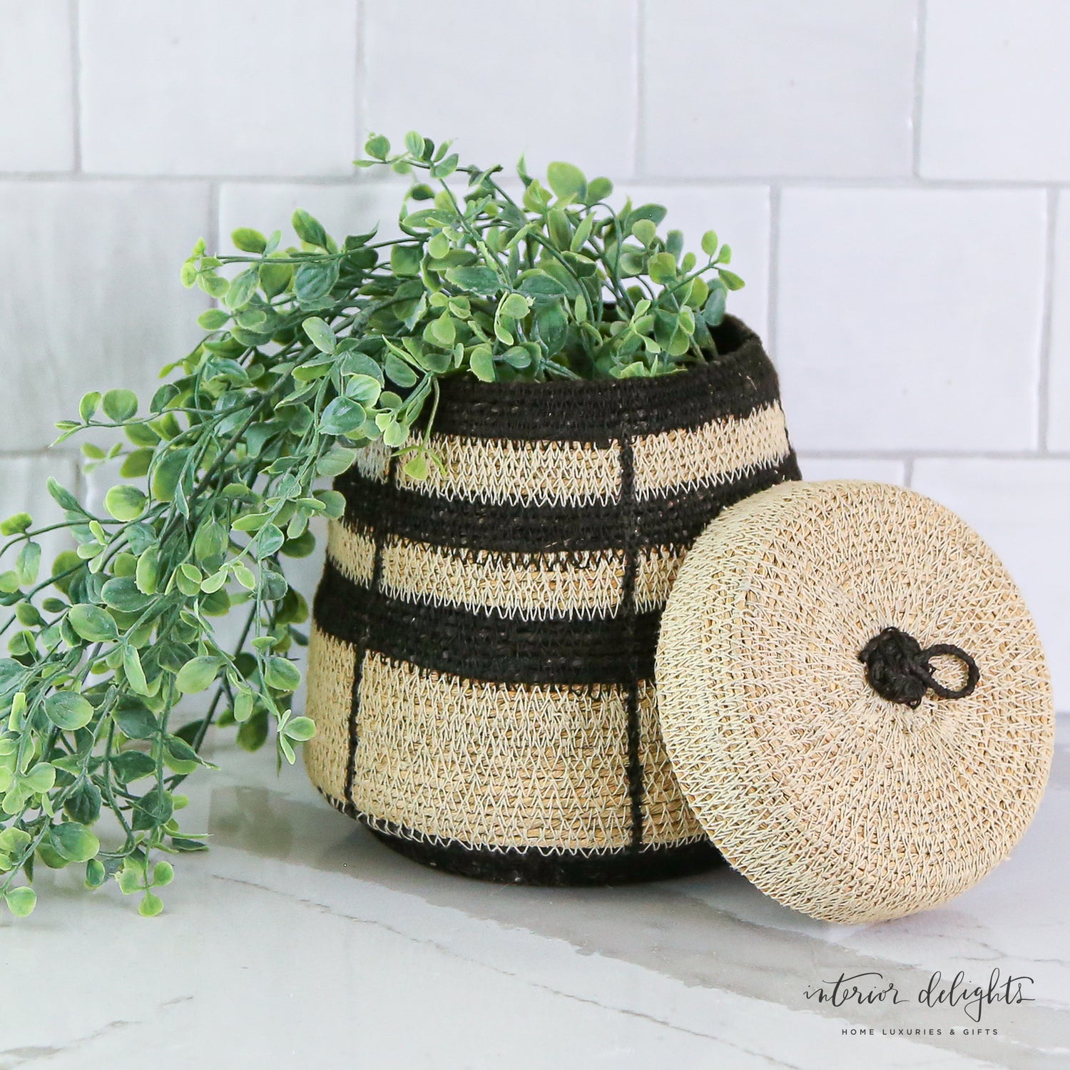 Seagrass Basket with Lid