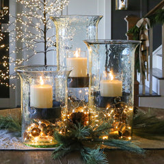 SOLD OUT Hurricane Candle Holder: Choose from 3 sizes.