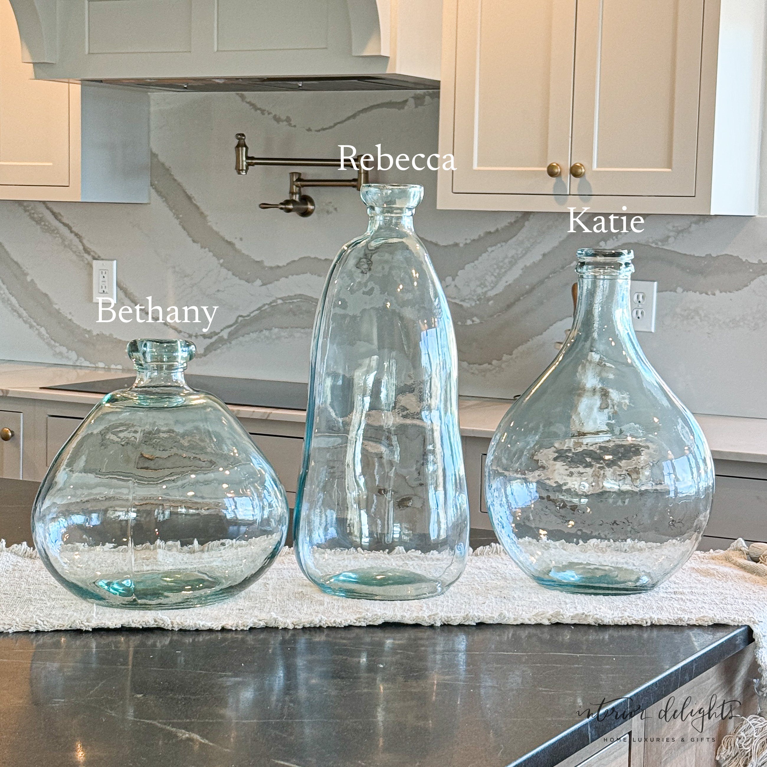 Recycled Glass Spanish Vases- Rebecca Vase