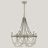 Close-up view of the Emma Medium 6 Light Chandelier highlighting its intricate details and high-quality finish.