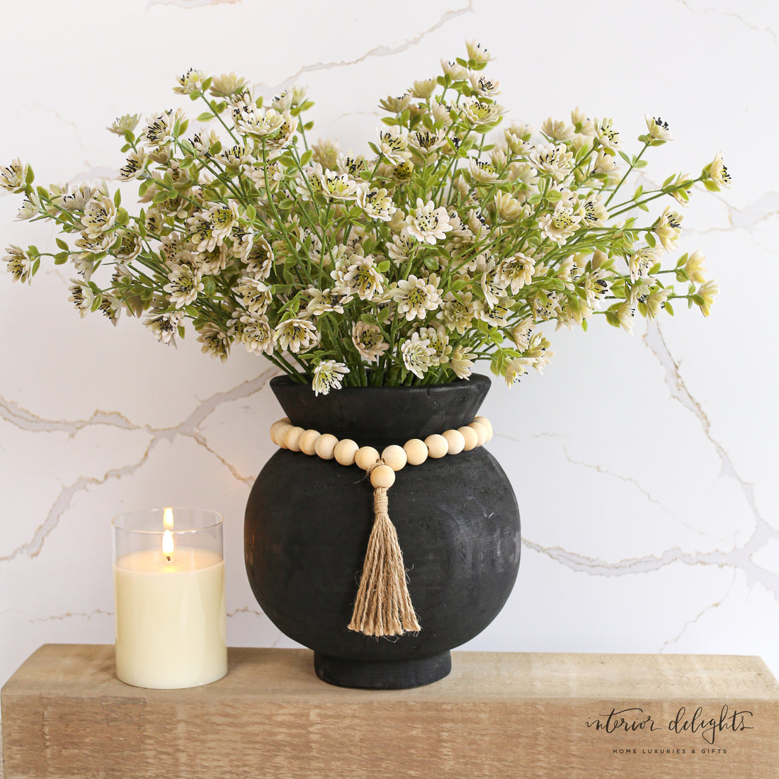 17&quot; Petite Cream Floral Stem