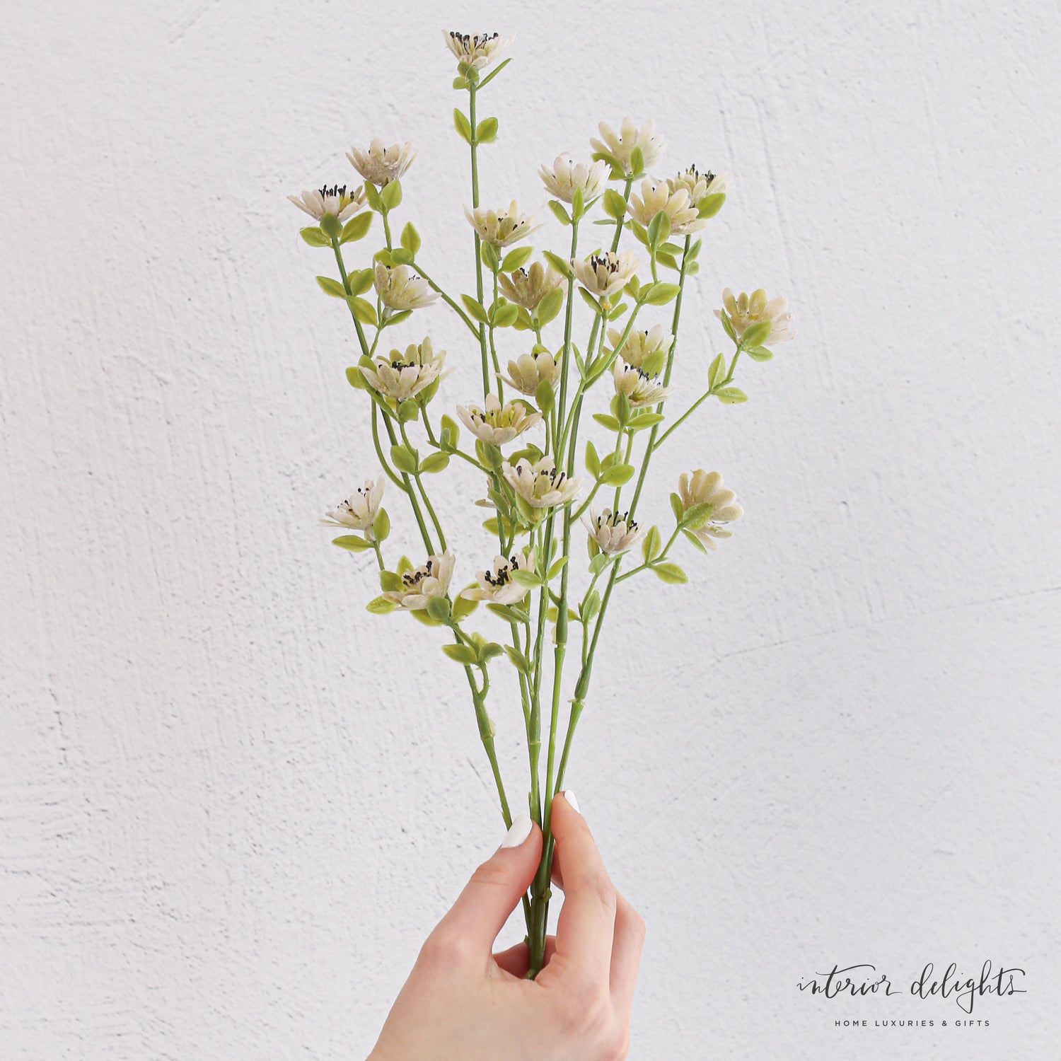 17&quot; Petite Cream Floral Stem