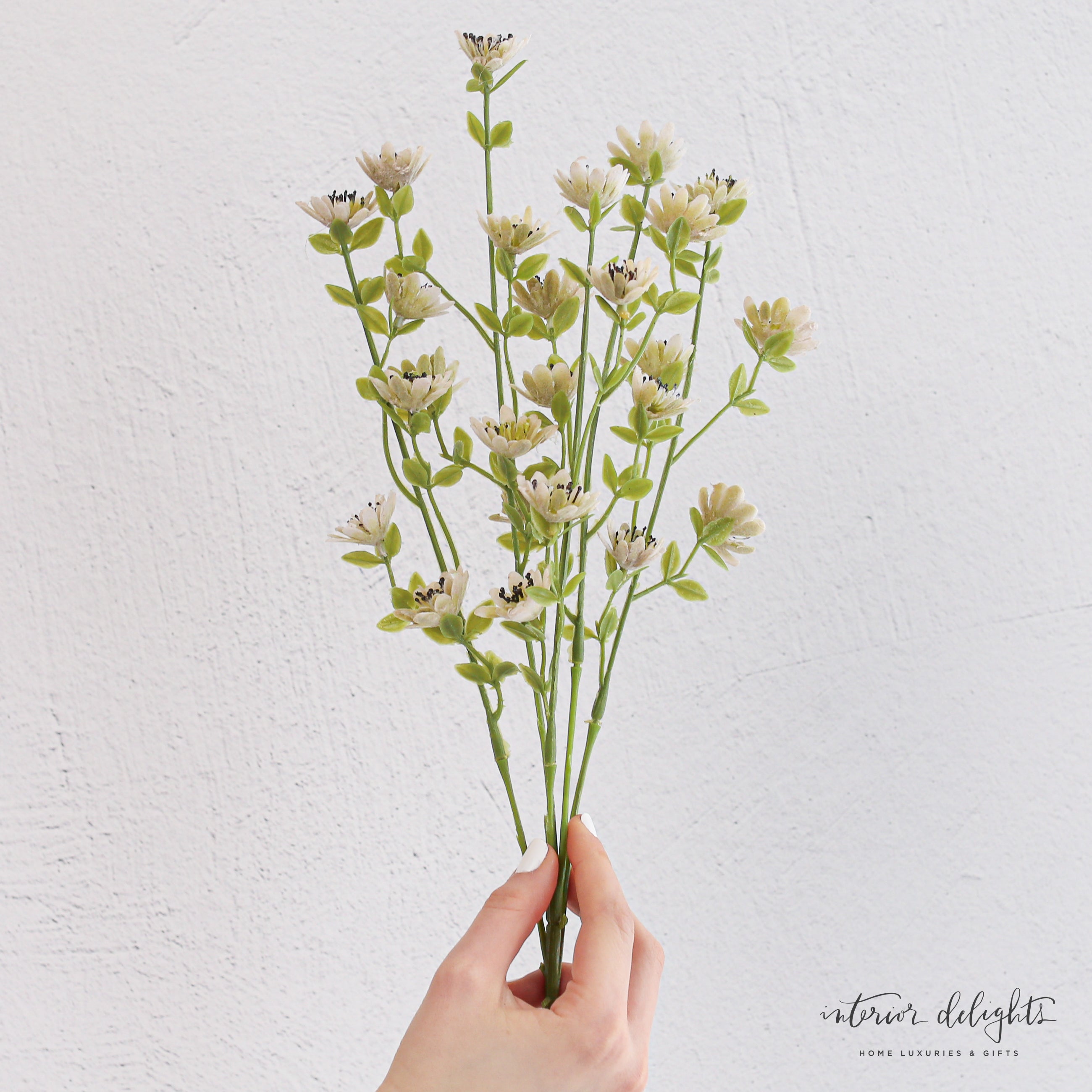17&quot; Petite Cream Floral Stem