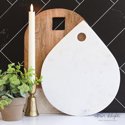 Rounded Travertine Board Set