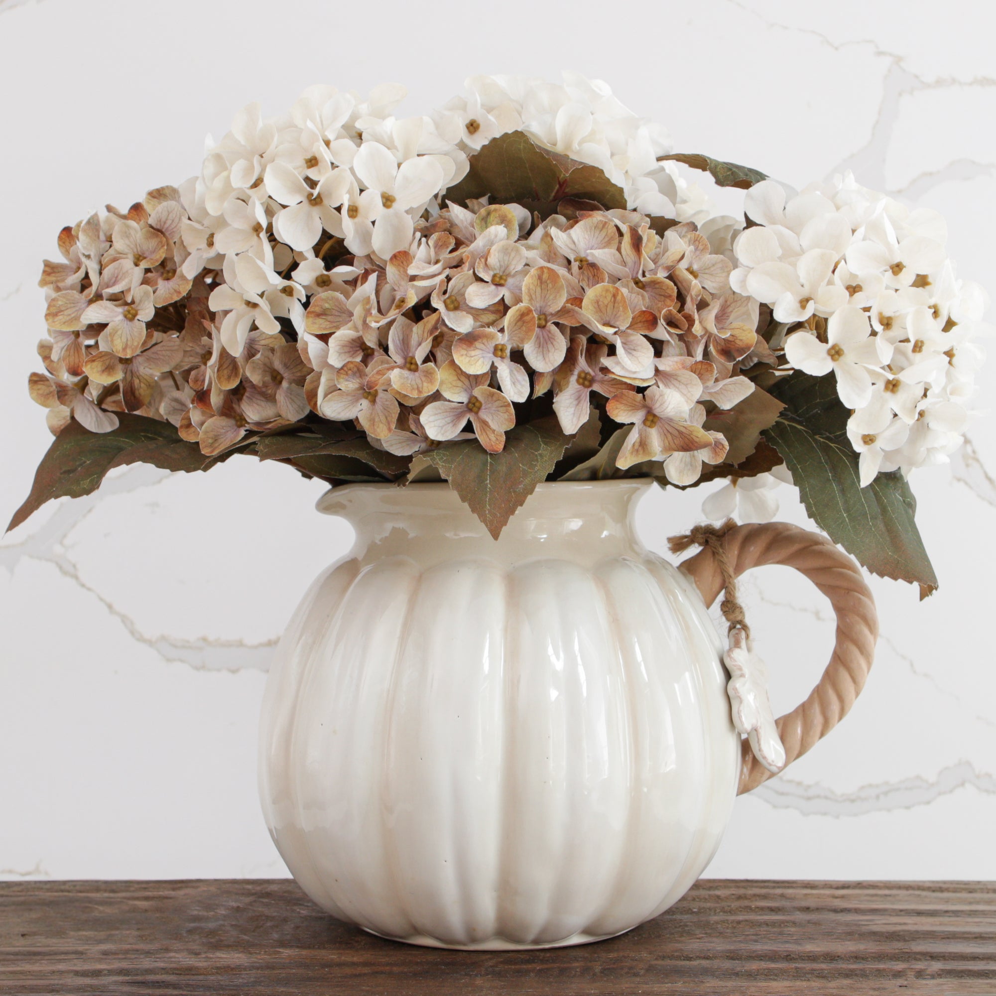 White Pumpkin Pitcher – Interior Delights