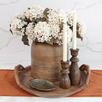 Corduroy and Linen Double Sided Table Runner - Interior Delights