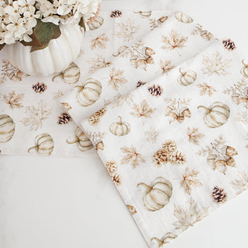 Neutral Fall Table Runner - Interior Delights