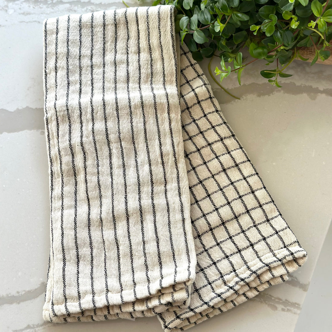 Set of 2 Cotton Tea Towels - Interior Delights