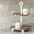 ON SALE: Wood Strap Tiered Server