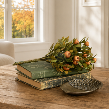 7" Brass Acorn Dish