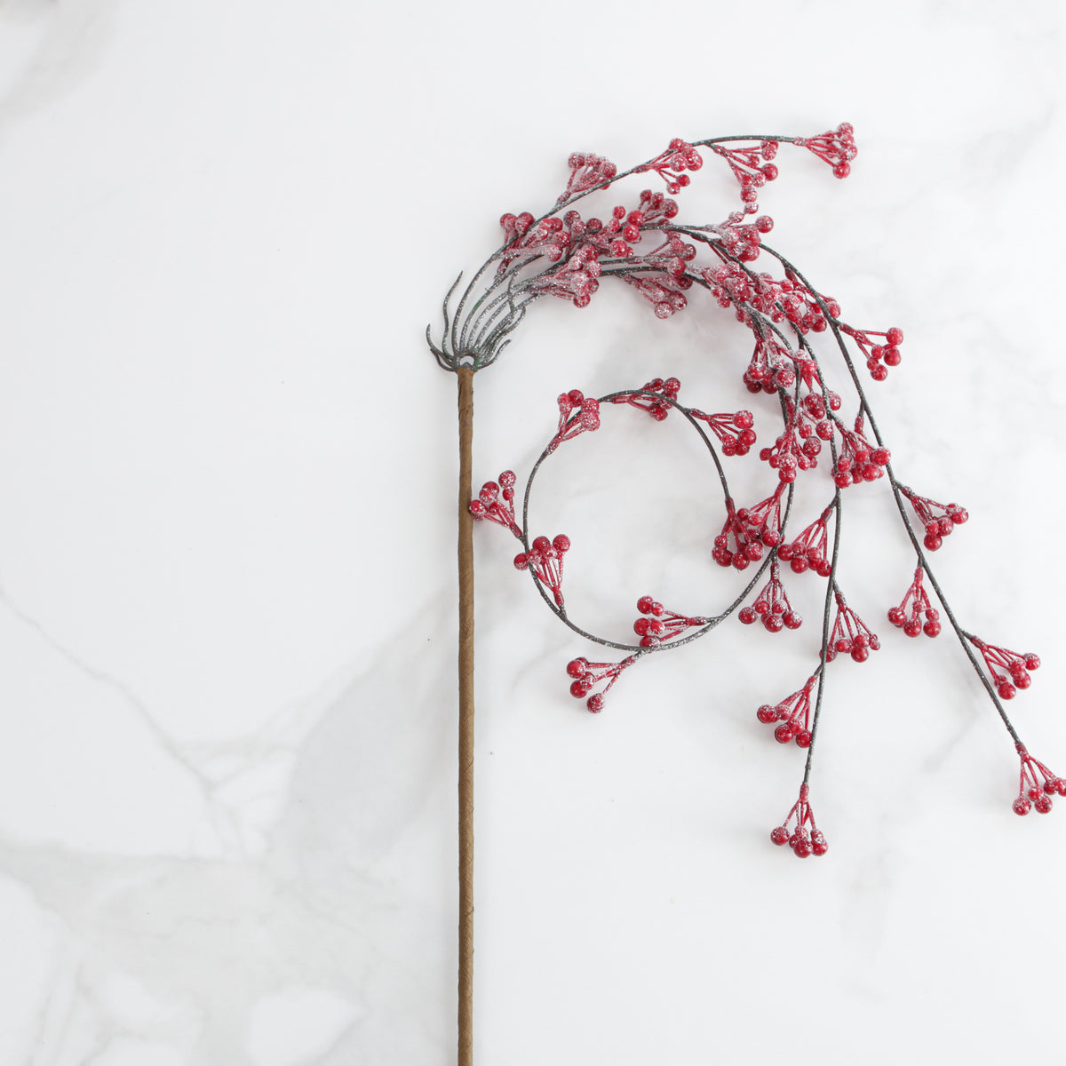 42" Draping Red Berry