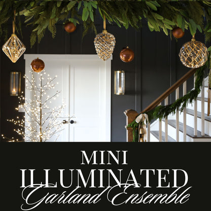 Mini Illuminated Garland Ensemble